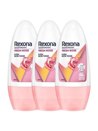 Rexona Whitening Fresh Rose Underarm Roll On Deodorant For Women ...more