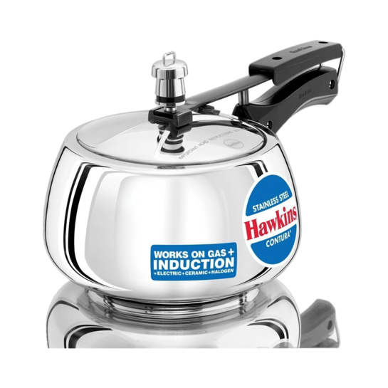 Hawkins Contura (SSC30) 3 L Induction Bottom Pressure Cooker (Stainless Steel)