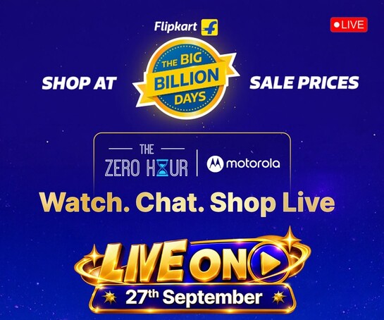 Win Free Phone Every 5 Min: Flipkart ZERO HOUR | motorola Watch. Chat. Shop Live LIVE TOMORROW, 7 PM  