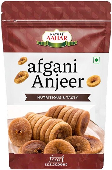 Nature Aahar premium Afghani anjeer( dried figs) 1kg Figs (1 x 1000 g)