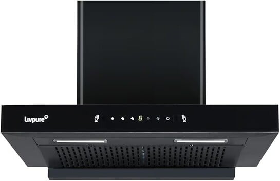 Livpure Fenix 60 cm | T-Shape Chimney | 1400 m³/hr Suction | Filterless | Touch & Gesture Control