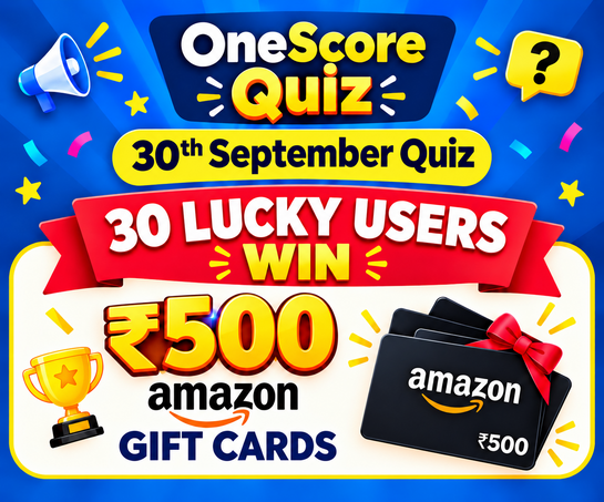 OneScore App- Win 500 Amazon Pay Gift Cards