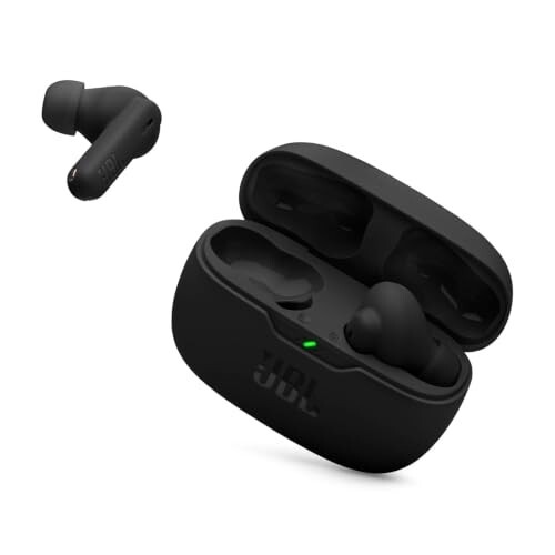 JBL Vibe Beam 2 - Active Noise Cancelling Earbuds - Black