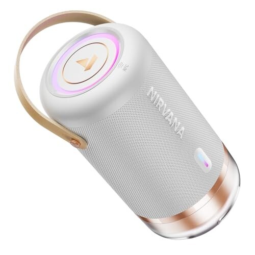 boAt 2026 Launch Nirvana Luxe,360- Surround, Spatial Audio, 100W, 15hrs Battery, Broadcast, App Support, NFC Pairing (Android), Bluetooth Speaker, Wireless Speaker, Portable Speaker (Ivory White)
