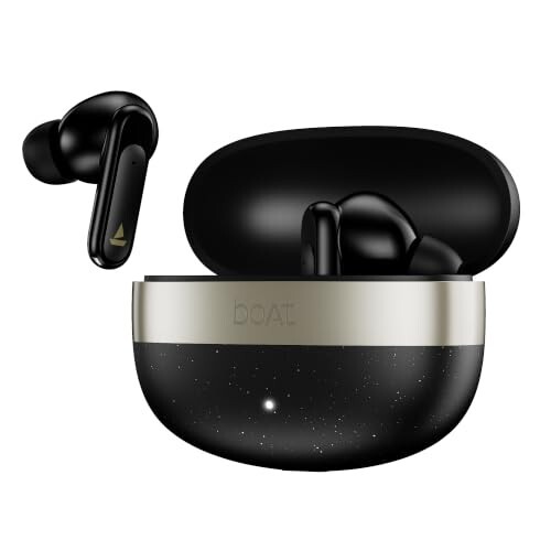 boAt Airdopes Plus 224 TWS Earbuds with Spatial Audio & Bluetooth v6.0 (Matte Black)
