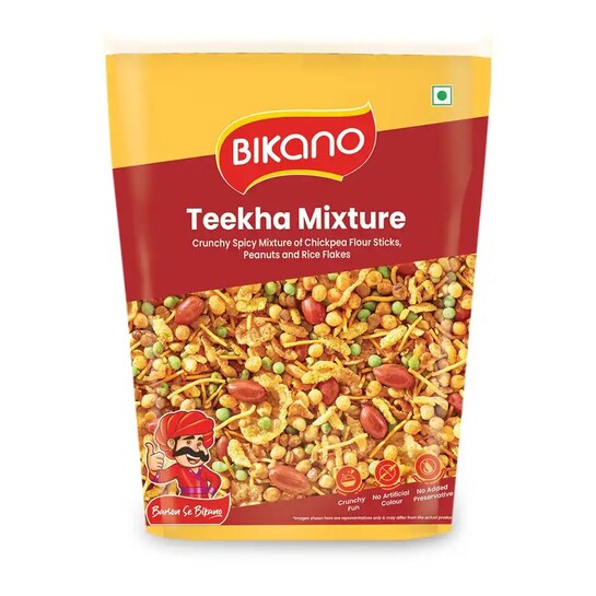 Zepto - Bikano Teekha Mixture 1 Pack (800 g) (Location Specific)