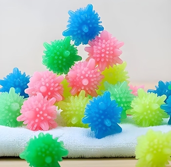 Homeybiz 10 Pcs Eco Laundry Ball Solid Colorful cleaner washing machine ball