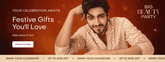 Tira Beauty Big Beauty Party | Up to 50% Off | Starts 9 Oct
