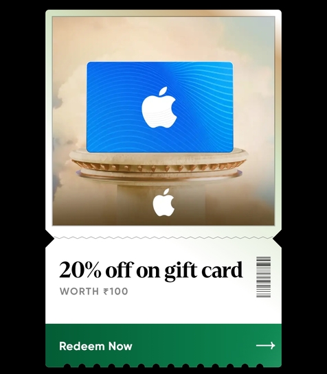 Cred Jackpot Apple Store GC 100 at 80