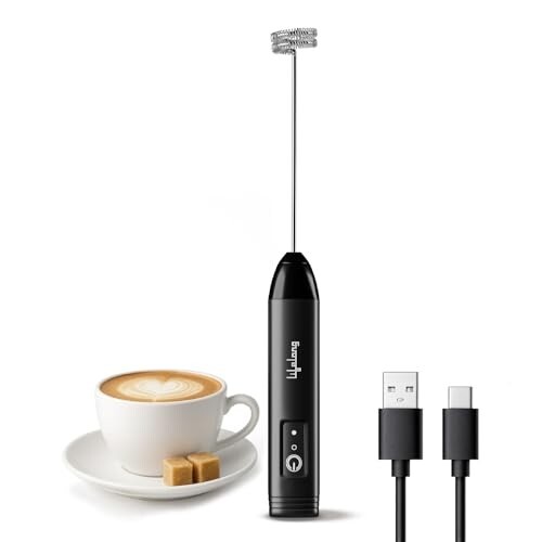 Lifelong Rechargeable Milk Frother and Beater with USB Type-C 