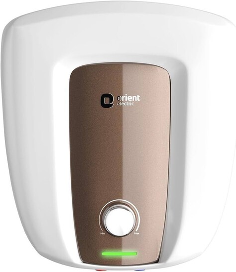 Orient Electric Aquator Edge Geyser|10L Storage Water Heater| Faster Heating with Whirlflow Technology| Ultra Diamond Glassline Tank | BEE 5-star rated | High Rise Compatible |5 years tank warranty