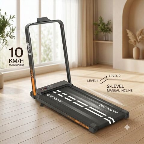 BIONFIT Cardio-X1 Walking Pad | 3.5 HP Motor, 120 Kg Capacity