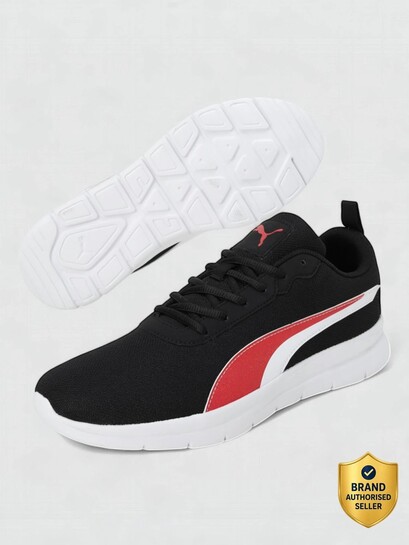 PUMA Supreme Comfort Running Shoes For Men (Black , 6)