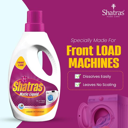 SHATRAS Matic Top Load Liquid Detergent Pink 2 litre pack