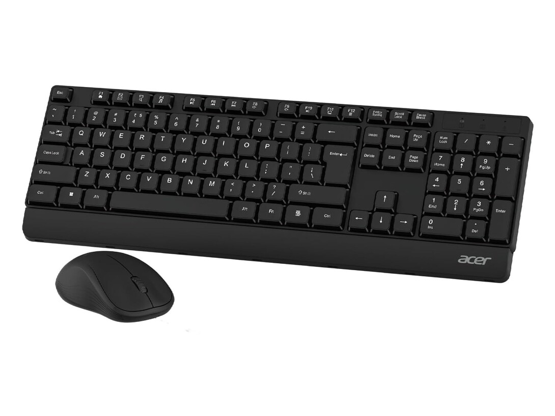 Acer OfficeLite KM300 Wireless Keyboard & Mouse Combo | 2.4GHz USB Nano ...