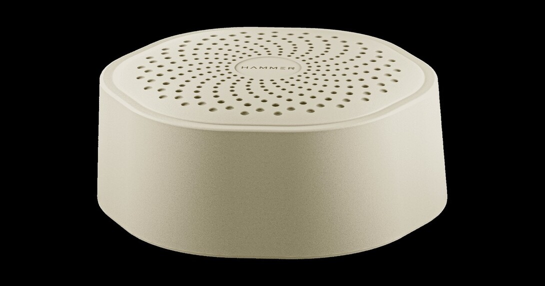 Hammer Drop Go Bluetooth Speaker (5W Output, 32H Playtime, Bluetooth 6.0, Beige)