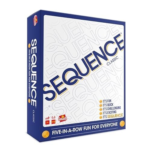Funskool The Original Sequence, Strategy Game, Card Game, Board Game for Kids, Adults, Families, Educational, 2 to 12 Players, Family Fun, Activity Toy for Childrens, Gift Set for Kid, Ages 7+ Years