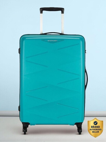 Kamiliant by American Tourister Medium Check-in Suitcase (67.5 cm) 4 Wheels - Combination Lock-Triprism - Blue