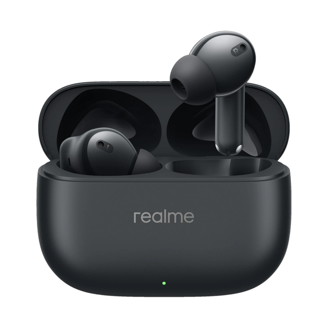 realme Buds T310 with 12.4mm Driver, 46dB ANC, Spatial Audio and upto 40 hours Playback Bluetooth Headset \