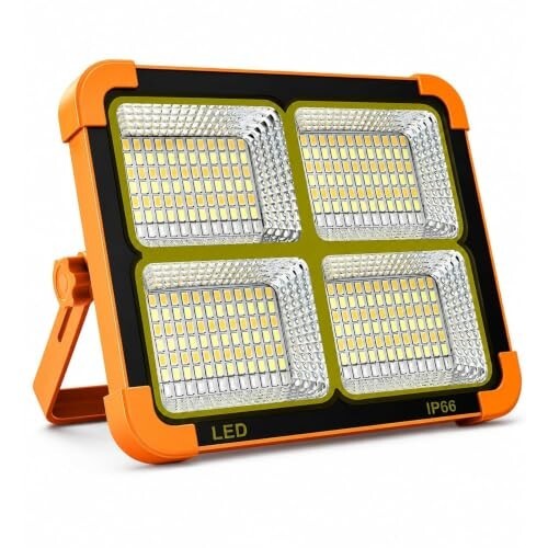 336 LED Solar Flood Light Rechargeable Portable Outdoor Night Lamp