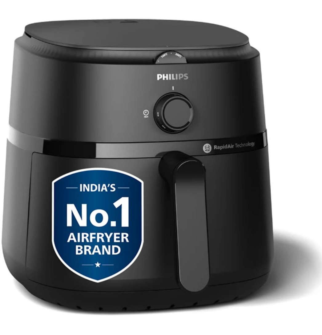 Flipkart - Philips NA130/00 with up to 90% less fat, 1700W, with Rapid Air Technology Air Fryer 6.2L