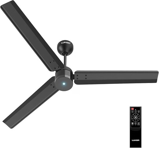 LUKER JVLuker USA Classic Swift 1200mm BLDC Ceiling Fan | IR Remote | BEE 5 Star Rated | Power Saver upto 65%
