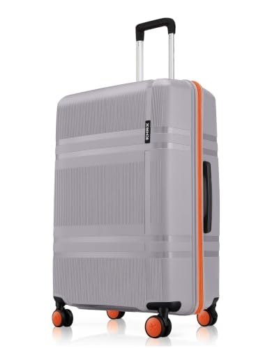 HRX Helium Medium Size Canes Grey Polypropylene Hard Shell Suitcase