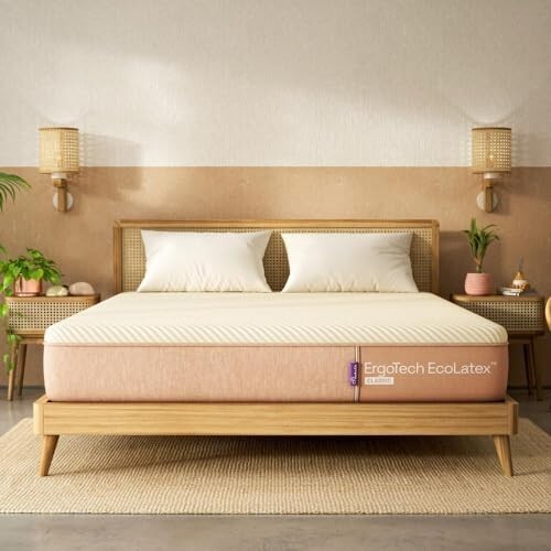 Wakefit Natural EcoLatex Classic Mattress | 10 Years Warranty | Mattress King Bed, ErgoTech Latex Mattress, 6-Inch Bed Mattress, King Size (78x72x6 Inches, Firm, 7-Zone)