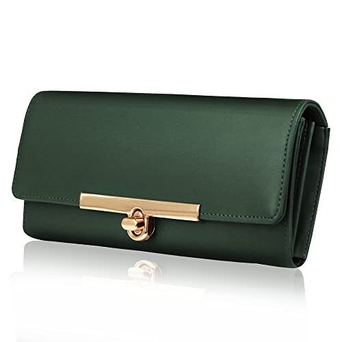 ALSU Women's Leatherette Wallet & Clutch | Stylish Purse with Phone Pocket & Card Holders