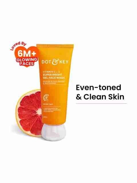 DOT & KEY Vitamin C + E Super Bright Gel Face Wash (User Specific)