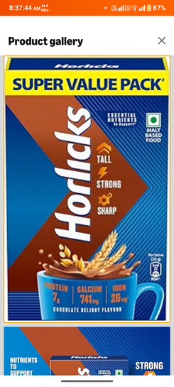 Horlicks Chocolate Nutrition Drink || 1 kg Refill Pack