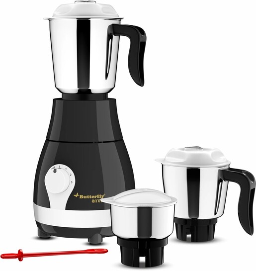 Butterfly Arrow 500 W Juicer Mixer Grinder (Arrow | 3 Jars | Grey ...