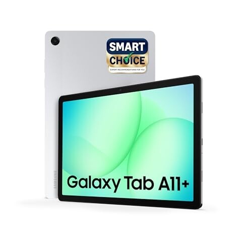 Samsung Galaxy Tab A11+ [Smartchoice], 11-inch (27.82 CM), LCD Display, 6GB RAM, 128GB ROM, Wi-Fi, Quad Speakers, Dolby Atmos, Silver, AI Enabled