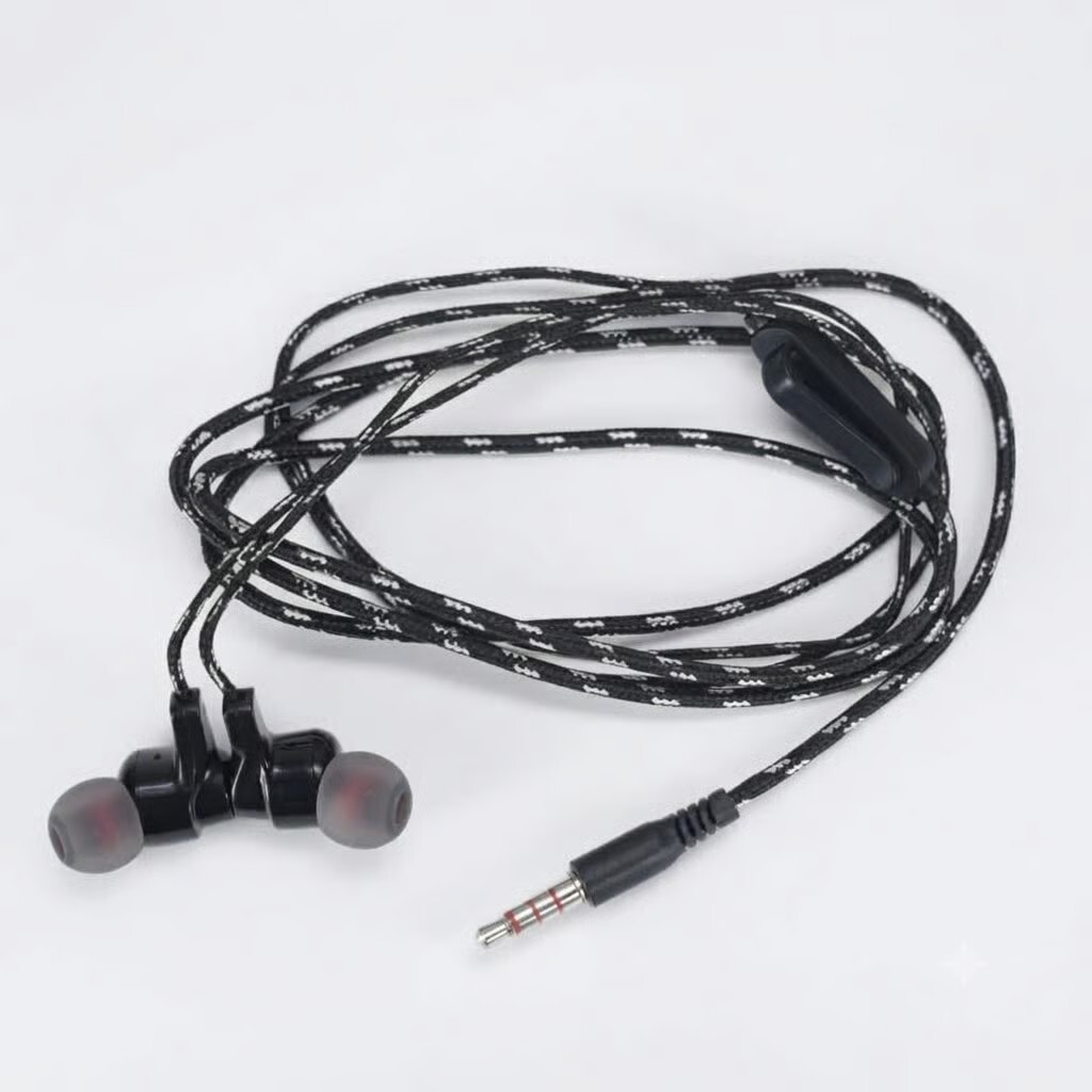Wired In-Ear Earphones with 3.5mm Jack & Mic @45