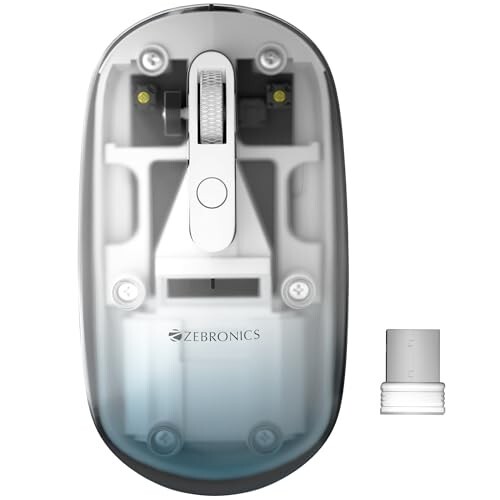 Zebronics Sheer Pro Wireless Mouse, Translucent Design, Up to 1600 DPI ...