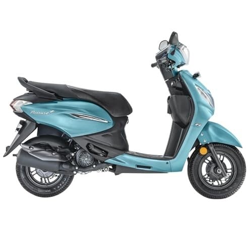 Hero MotoCorp Pleasure+ 110 VX Drum Brake OBD2B TEAL BLUE Booking for Ex-Showroom Price