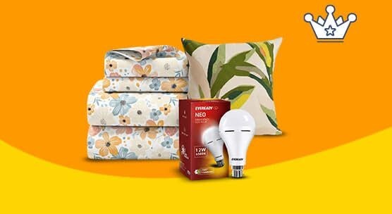 Amazon | Home -  Get 15 % Cashback UP TO ₹225, Min order: ₹500