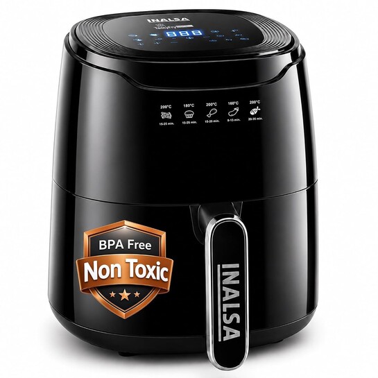 [Expired] INALSA Air Fryer 4.2 ltr|1400 W with Air Crisp Technology|Temperature & Timer Control
