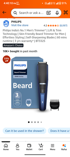 Phillips trimmer 