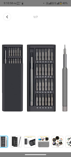 24 in 1 precision screwdriver set