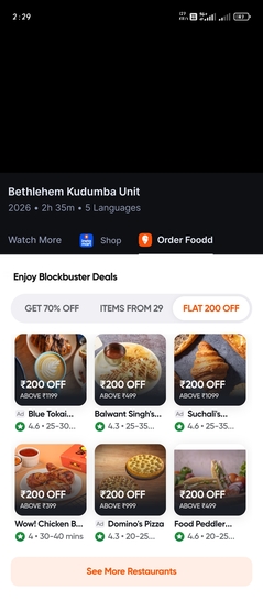 SWIGGY - 200off on 399+order,70%off on selected restaurants,29 items corner||INSTAMART - 50 OFF ON 699