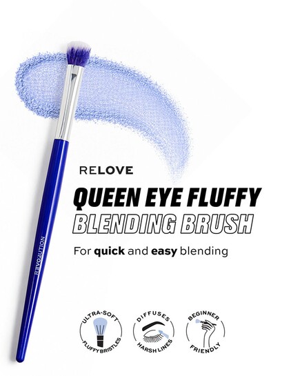 Buy Makeup Revolution London Brush Queen Eye Fluffy Blending Brush - Eye Brush for Women 16159730 | Myntra