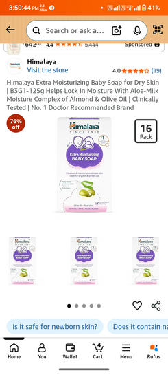 Himalaya Extra Moisturizing Baby Soap for Dry Skin | B3G1-125g Helps ...