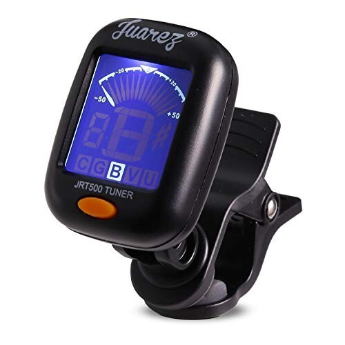 Juarez JRT500 Premium Clip-On Chromatic Tuner for Guitar, Bass, Violin ...