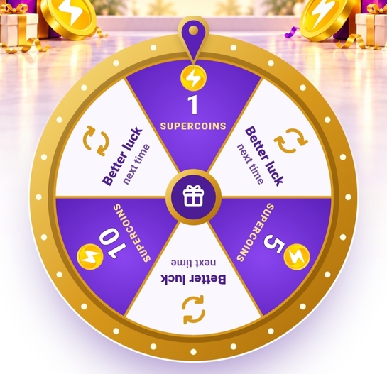 Flipkart x Mymints - Earn upto 16 supercoins (Spin the wheel - 2 times/Day)
