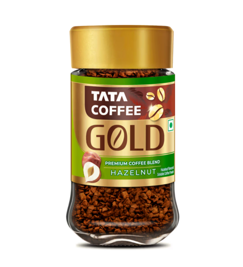Zepto - Tata Coffee Gold Hazelnut Instant Coffee 50g(location specific)