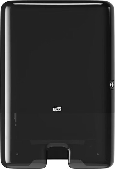 Tork Xpress Multifold Hand Towel Wall Mounted Dispenser Black H2, One-at-a-Time Dispensing, Elevation Range, 552008