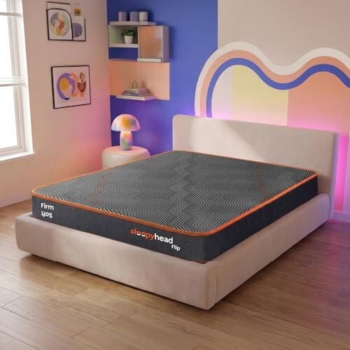 Sleepyhead Flip Designed by Duroflex - Premium Dual Sided High Density Foam King Bed Mattress with Firm & Medium Soft Sides |7 Years Warranty |5 Inch King Size Bed Mattress (72x70x5)