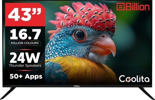 Billion 109 cm (43 inch) Full HD LED Smart Coolita TV 2026 Editio...more