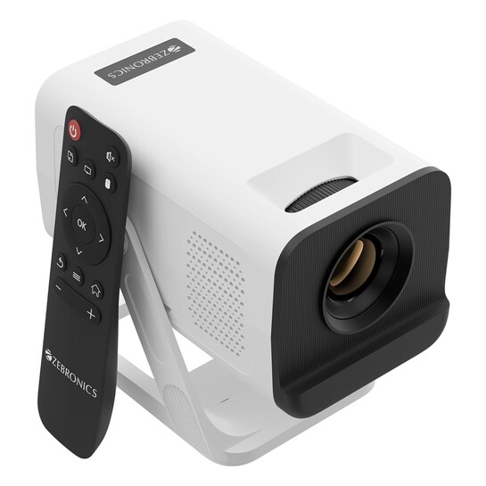 Zebronics Android Smart LED Projector, 4K UHD Support, 4000 Lumens,